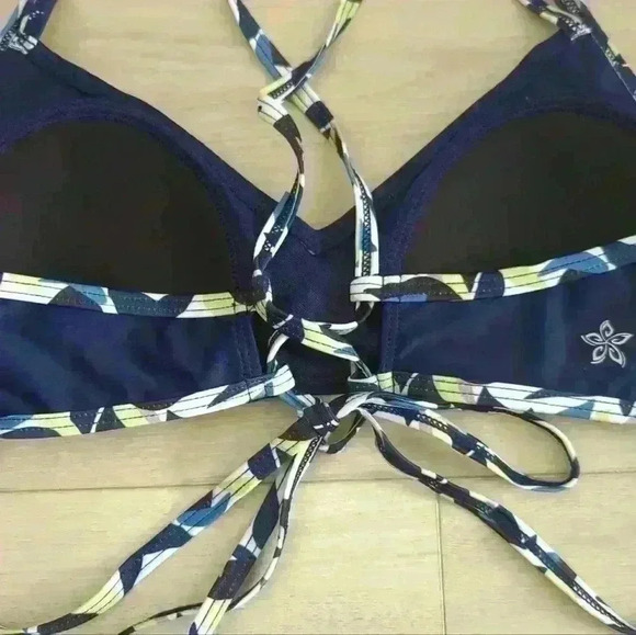 QUINTSOUL | Women's Tikal Multi Navy High Waisted Bottoms with Cami Top - Picture 10 of 14